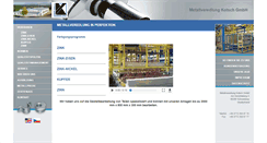 Desktop Screenshot of metallveredlung-kotsch.de